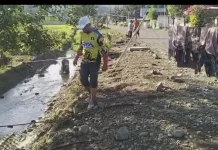 Pascabanjir Biawu, BPBD Gorontalo Utara Salurkan Pangan dan Air Bersih