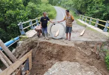 Akses Jalan Suwawa Selatan menuju Kecamatan Botupingge Terputus