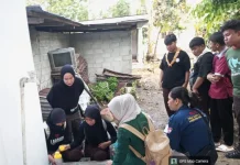 Sambut PENAS KTNA 2026,Saka Bakti Husada Periksa Jentik Nyamuk di Homestay Peserta