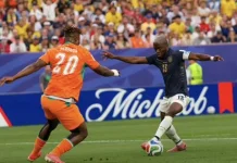 Pantai Gading Menang,  Gol Amad Diallo Akhiri Drama 4 Tiang Gawang