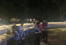 Samapta Polres Gorontalo Utara Gelar Patroli Malam, Sasar Titik Rawan