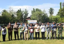 Ratusan Personil Diterjunkan Amankan Penas, Wabup Tonny Apresiasi Peran Polri