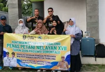 Diskominfo Kabgor Sambut Kedatangan Peserta Penas KTNA Asal Kalsel
