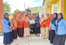 DWP Kemenag Kabupaten Gorontalo Salurkan Bantuan Korban Banjir Biau di Dua Lokasi