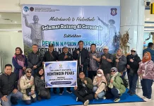 Datang Bergelombang, Kontingen PENAS XVII DI Yogyakarta Disambut Hangat Biro PBJ