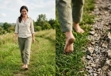 Berjalan tanpa Alas Kaki, Sehat atau Berisiko?