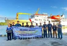 Peserta PENAS  Kalimantan Utara Tiba di Gorontalo Lewat Pelabuhan  Kwandang