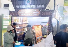 Stand Sulawesi Barat Mulai Bersolek Jelang Pembukaan PENAS XVII