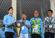 Wakili Aspirasi Nelayan, Pengurus KNMP Leato Selatan Curhat ke Wapres Gibran