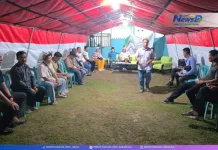 Tenda Pengungsian Disulap Jadi Tempat Rapat Kontingen Sumsel di Penas KTNA XVII