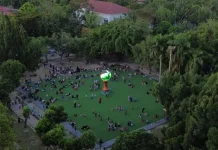 Pengunjung Diminta Jaga Kebersihan Taman Videotron Menara Pakaya