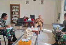 Wabup Iwan S. Adam Terima Kunjungan Kasdim 1313/Pohuwato