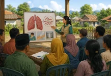Dinkes Bone Bolango Perkuat Pencegahan TBC Melalui Sosialisasi di Tingkat Desa