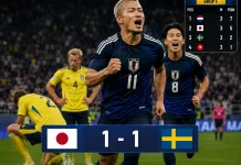 Main Imbang Lawan Swedia, Jepang Jadi Wakil Asia Pertama yang Lolos ke fase Gugur