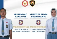 Dua Pelajar Gorontalo Lolos Seleksi Paskibraka Tingkat Pusat Tahun 2026