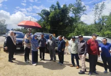 Deprov Gorontalo Tinjau Penanganan Longsor Jalan Nasional di Desa Dulohupa