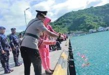 Tabur Bunga HUT Bhayangkara Teguhkan Semangat Pengabdian