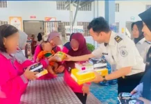 Lapas Perempuan Gorontalo Beri Bantuan Popok dan Susu Kepada Warga Binaan