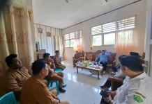Pelaksanaan MPLS di SMPN 6 Atinggola Dipantau Jajaran Kemenag Gorontalo Utara