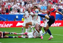 Inggris Hentikan Dongeng Norwegia, Petualangan Top Skor Haaland Berakhir
