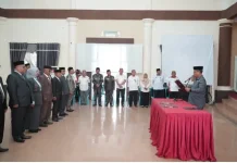 Bupati Gorut Lantik Pejabat Pimpinan Tinggi Pratama