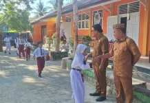 Siswa Baru di Pohuwato Antusias ke Sekolah di Hari Pertama Tahun Ajaran 2026/2027