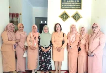 DWP KemenHAM Jenguk Anggota yang Jalani Pemulihan Pasca Operasi