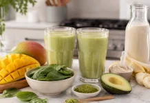 Resep Smoothie Mangga Matcha Tinggi Protein untuk Pemulihan