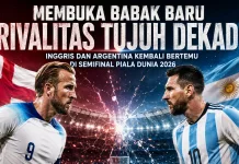 Inggris vs Argentina, Rivalitas Bersejarah Kembali Membara di Semifinal