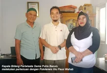 Temui Pengelola Hiu Paus, Disparekrafpora Perkuat Sinergi Penataan Destinasi