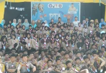Penerimaan Tamu Ambalan SMA Negeri 1 Telaga Perkuat Karakter Siswa Baru