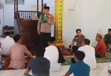 Polres Gorontalo Ajak Warga Cegah Miras dan Narkoba lewat Khutbah Jumat
