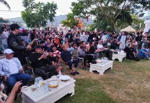 Ribuan Warga Padati Nobar Piala Dunia di Rujab Gubernur Gorontalo