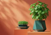 Helix, ketika Desain Origami Diterapkan pada Pot Tanaman