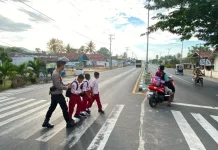 Keselamatan Siswa di Jalan jadi Salah Satu Prioritas Brimob Polda Gorontalo