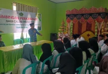 Kemenag Kabgor Bekali 12 Pasang Calon Pengantin lewat Bimbingan Perkawinan
