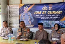 Kapolresta Gorontalo Kota Perdana Gelar Jumat Curhat, Respons Keluhan Warga