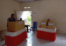 Berjalan Kondusif, Polsek Tilamuta Kawal Pemilihan Anggota BPD Desa Lamu