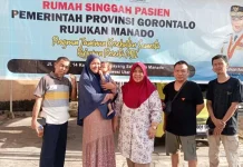 Rumah Singgah Pasien Gorontalo di Manado Diperbaiki