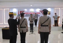 Kapolsek Kota Utara Berganti, Kapolresta Gorontalo Kota Tekankan Layanan Publik
