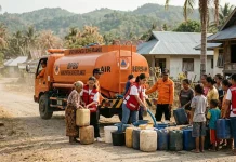 BPBD Bone Bolango: Distribusi Air Bersih Sudah Jangkau 12 dari 13 Desa Terdampak