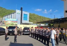Polresta Gorontalo Kota Asah Kemampuan Dalmas Hadapi Unjuk Rasa