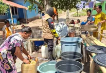 Dalam Sehari BPBD Salurkan 50.650 Liter Air Bersih untuk Masyarakat Goorntalo