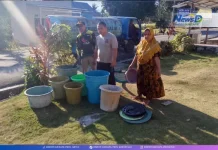 Dinsos Provinsi Gorontalo Salurkan 5.000 Liter Air Bersih ke Pulubala