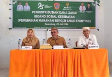 Baznas Gorut Salurkan Bantuan Gizi bagi 100 Anak Stunting