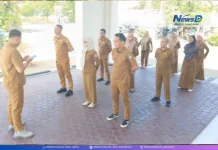 Dinsosdukcapil Berlatih Keras untuk Ramaikan HUT ke-81 Proklamasi Kemerdekaan
