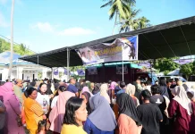 Ribuan Masyarakat di Bilihu Padati Lokasi Pasar Murah Bers