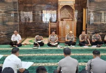 Polda Gorontalo Rutin Khotmil Qur'an Perkuat Integritas Personel