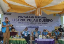 Listrik Bawah Laut Resmi Menyala, Pulau Dudepo Kini Terang