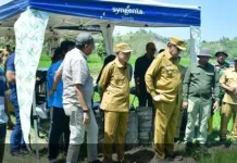 Gubernur dan Bupati Tinjau Cetak Sawah Baru di Pohuwato